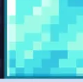 Bloco de diamante azul, o mais fundo.